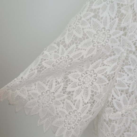 Zara White Lace Top - Picture 5 of 10